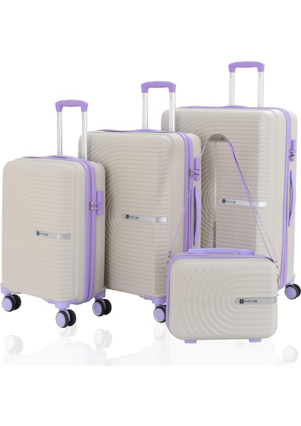 Polipropilen 4'lü Valiz Seti V374