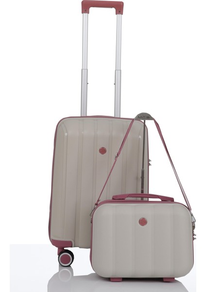 Polipropilen 2'li Valiz Seti Kabin & Makyaj V305