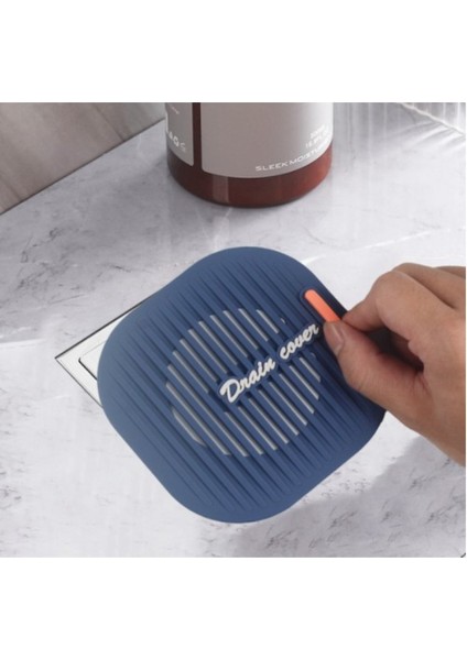 Süzgeçli Lavabo Gider Mat Gri