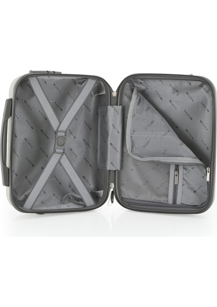 Polipropilen 3'lü Valiz Seti Orta & Kabin & Makyaj V374