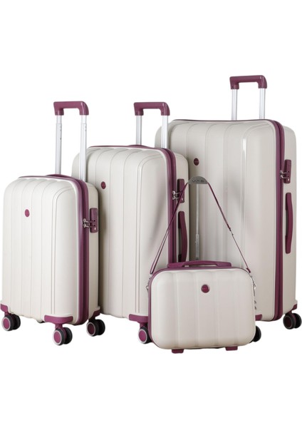 Polipropilen 4'lü Valiz Seti V305