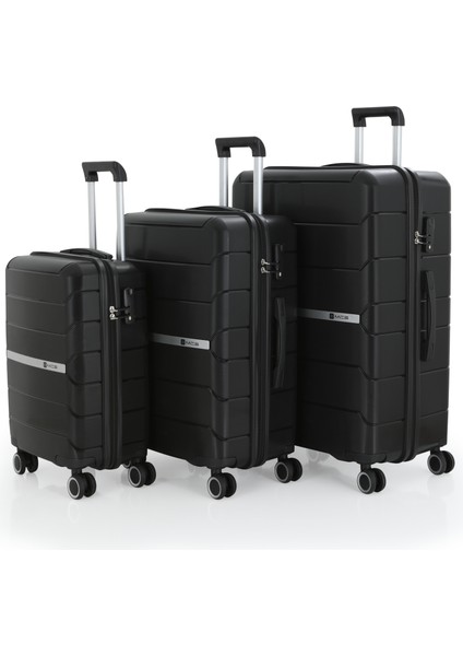 Üçlü Polipropilen Valiz Seti V366