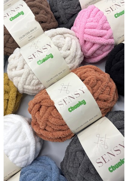 Chunky El Örgü Ipliği 200 gr Parmak Örgü Ipi Tığsız Şişsiz El ile Örgü Ipi Battaniye Ipi Ekru modelleri