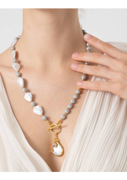 Inci Uçlu Yansımalı Kolye modelleri