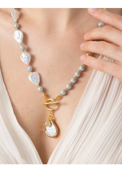 Inci Uçlu Yansımalı Kolye fırsatları