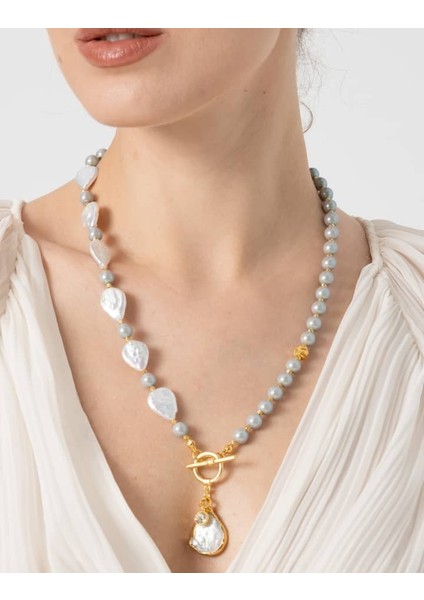 Inci Uçlu Yansımalı Kolye indirimleri