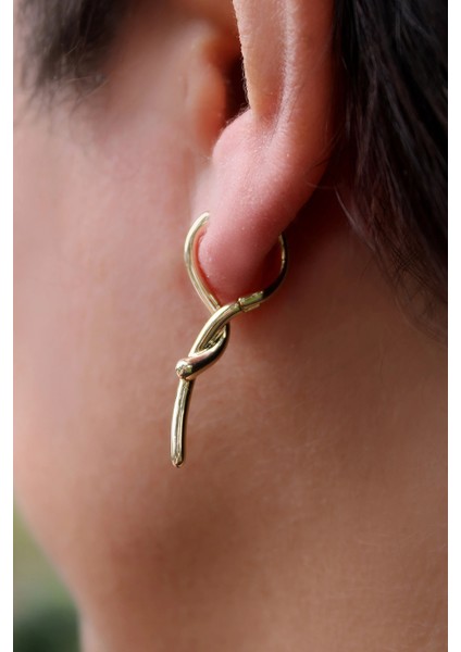 Gold Akasya Dalı Form Kadın Çelik Küpe fiyatları