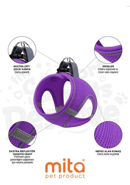 12’lı Set Air Mesh Antibakteriyel 3xs Gögüs Tasması Mor fiyatları