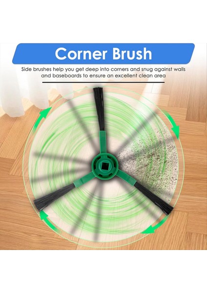 Irobot Plus 505 Combo Robot/plus 405 Combo Robot Vakum Ana Yan Fırça Hepa Filtreler Paspas Çantaları Için Yedek Parçalar (Yurt Dışından) modelleri