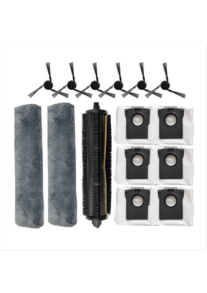 Dreame Mova Z5/z5 PRO/Z50 Ultra Dolaşmayan Rulo Fırça Toz Torbası Yan Fırça Paletli Paspas Bezi Yedek Parçalar (Yurt Dışından) fiyatları