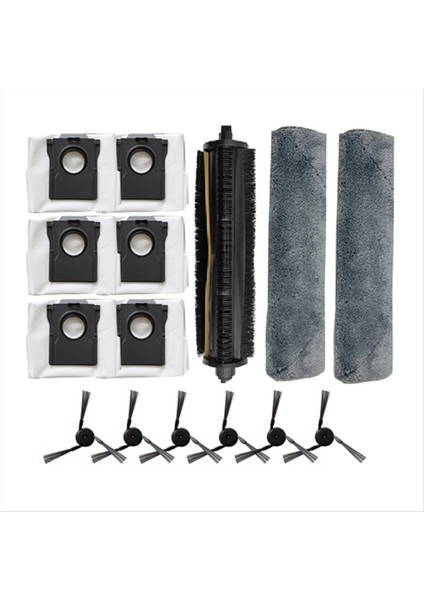 Dreame Mova Z5/z5 PRO/Z50 Ultra Dolaşmayan Rulo Fırça Toz Torbası Yan Fırça Paletli Paspas Bezi Yedek Parçalar (Yurt Dışından) modelleri