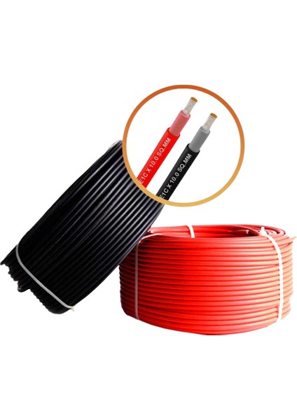 Solar Kablo 10mm2 Siyah indirimleri