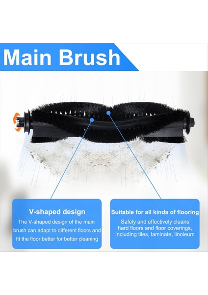 Tp-Link Tapo RV30MAX Elektrikli Süpürge Sarf Malzemeleri Ana Yan Fırça (Yurt Dışından) fırsatları