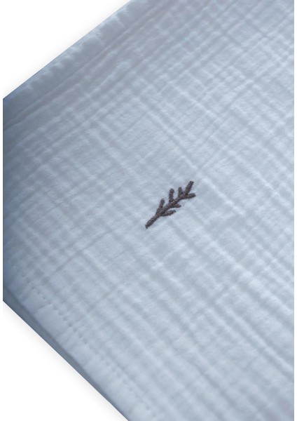 Nakışlı Müslin Battaniye 90X100 cm A Mavi fiyatları