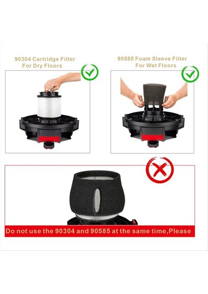 Shop Vac Kartuş Filtresi 90350 A86I-90304 Yedek Filtre Kiti Için (Yurt Dışından) indirimleri