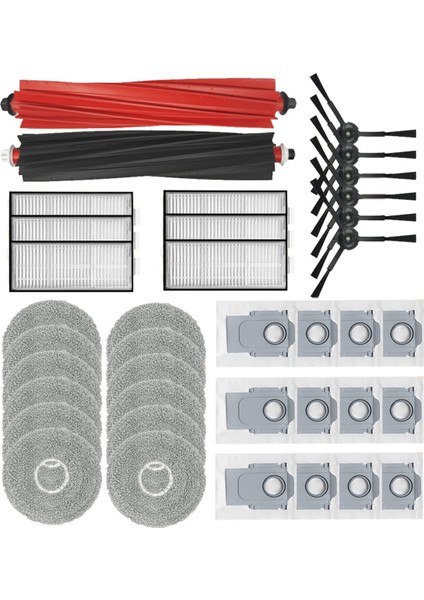 Roborock Qrevo Master / Qrevo Slim Vakum Robotu Ana Silindir Yan Fırça Filtresi Paspas Bezi Toz Torbası Için Aksesuarlar (Yurt Dışından) fiyatları