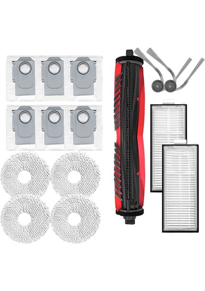 Fit Roborock Saros Z70 Elektrikli Süpürge Yedek Kitleri Yan Fırça Hepa Filtre Paspas Bezi Toz Torbası Aksesuarları Parçaları (Yurt Dışından) modelleri