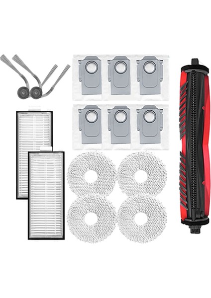 Fit Roborock Saros Z70 Elektrikli Süpürge Yedek Kitleri Yan Fırça Hepa Filtre Paspas Bezi Toz Torbası Aksesuarları Parçaları (Yurt Dışından) fırsatları