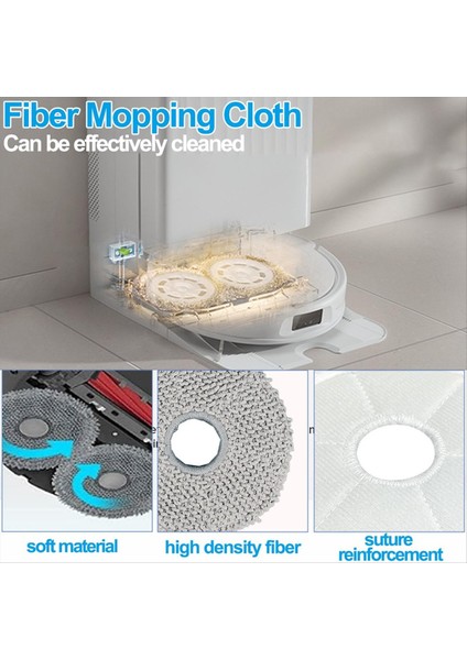 Roborock Q Revo/qrevo S/qrevo Master/qrevo Curve Robot Vakum Süpürgeleri Için Toz Torbaları ve Mops ile Aksesuarlar (Yurt Dışından) fırsatları