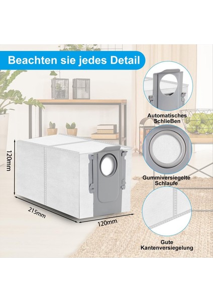 Roborock Q Revo/qrevo S/qrevo Master/qrevo Curve Robot Vakum Süpürgeleri Için Toz Torbaları ve Mops ile Aksesuarlar (Yurt Dışından) indirimleri