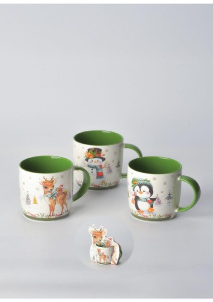 Yeni Yıl Kağıt Paketli Porselen Kupa 10291 fiyatları