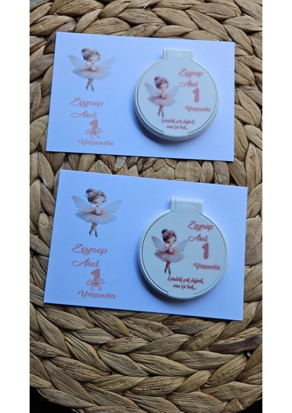 Kişiye Özel Uv Baskılı Hediyelik Ayna Jelatin Ambalajlı 20 Lu Paket