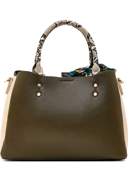 Kadın Yeşil Uzun Askılı Aksesuarlı Kol Çantası 25ABD251614 modelleri