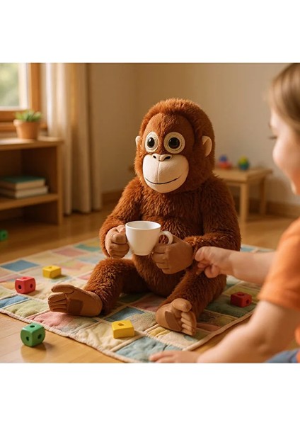Yumuşak Oyuncak Maymun Orangutan Peluş Oyuncak 66 cm modelleri