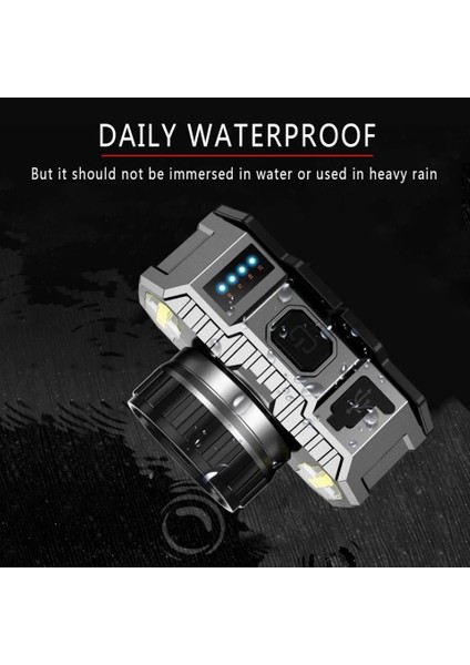 PS-010 800 Lümen Şarj Göstergeli Cob LED Usb'li Şarjlı Kafa Lambası fırsatları