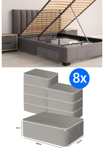 2 Adet Büyük Boy Bazaaltı Kalın Kumaş Hurç Kazak Yastık Çok Amaçlı Yorgan Hurcu 64X45X20CM fırsatları