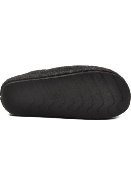 Siyah Keçe Anatomik Kadın Ev Terliği K-9561 Z indirimleri