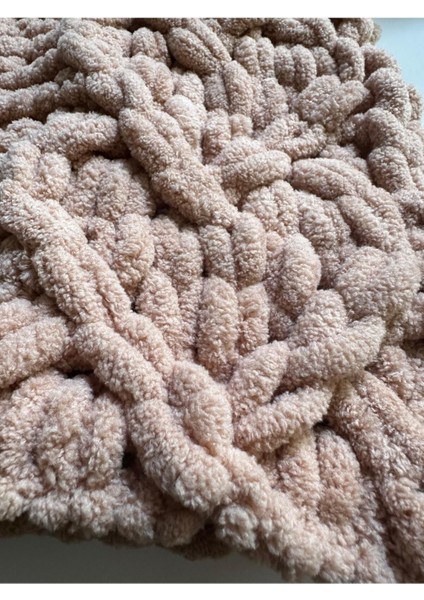 Puffy Kalp Desenli Battaniye Çocuk&bebek 70*90 cm Bej fiyatları