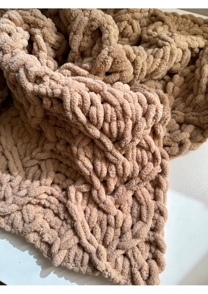 Puffy Kalp Desenli Battaniye Çocuk&bebek 70*90 cm Bej indirimleri