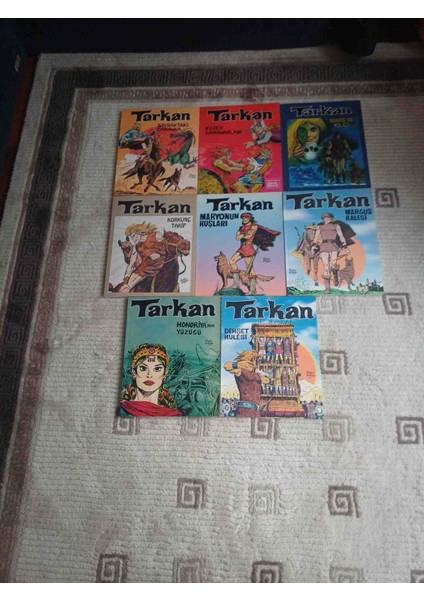 Tarkan Dunya Yayıncılık 8 Cılt Tam Takım Bayraktakı Canavarkuzey Canavarlarımars In Kılıcıkorkunc Takıpmaryonun Kusları Margus Kalesı Honorıyanın Yuzugudehset Kulesı fiyatları