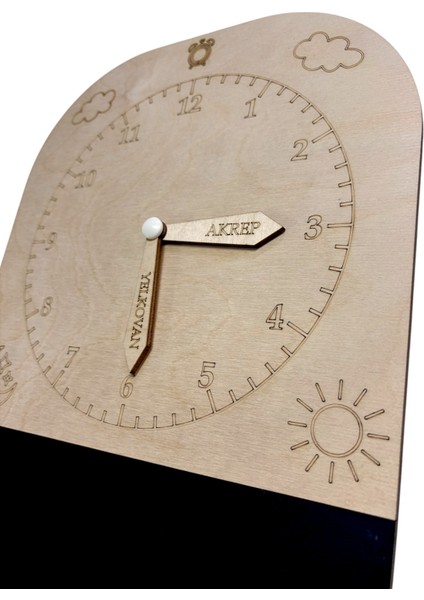 Zaman Kaşifi, Analog Saat Öğrenimi, Kara Tahtalı Yüzey, Montessori Ahşap Saat Öğrenim Oyuncağı indirimleri