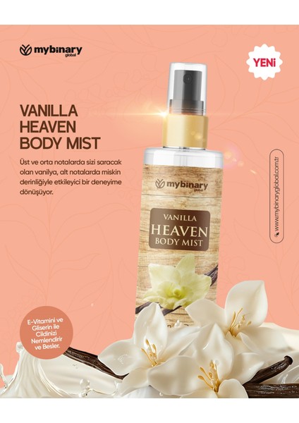 Vanilla Haven Parfümlü Kadın Vücut Spreyi Vücut Kokusu Vücut Misti Body Mist Spray 150 ml