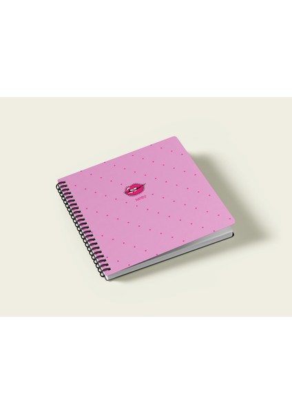 15X15 cm Kare 2'li Set Spiralli Çizgili ve Kareli Tarihsiz Not Defteri modelleri