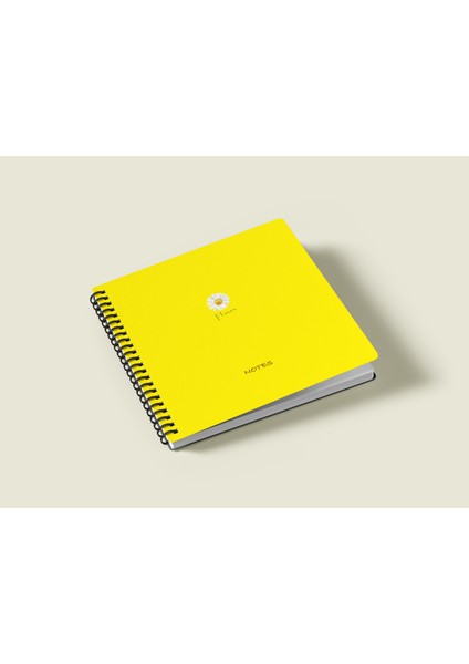 15X15 cm Kare 2'li Set Spiralli Çizgili ve Kareli Tarihsiz Not Defteri fırsatları