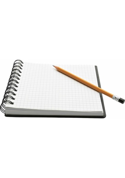 15X15 cm Kare 2'li Set Spiralli Çizgili ve Kareli Tarihsiz Not Defteri