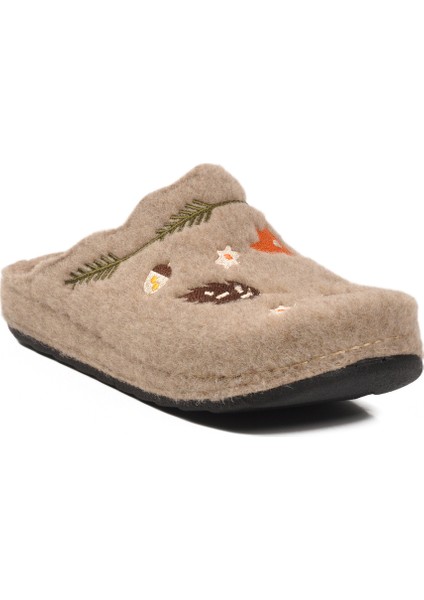 Camel Keçe Anatomik Kadın Ev Terliği K-9561 Z modelleri