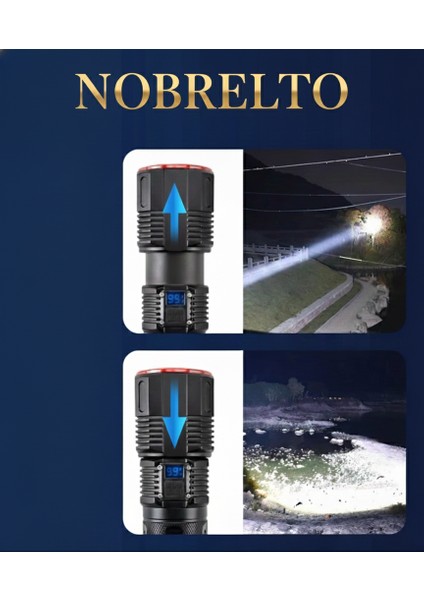 SM-313 Profesyonel Taktik El Feneri - Yüksek Işık Güçlü Şarjlı Kamp ve Av Feneri (Özel Çantalı) fiyatları