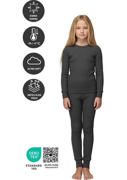 Soft Çocuk Termal Içlik Set Antrasit fiyatları