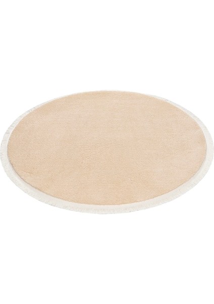 Comfort Düz Saçaklı Peluş Halı Bej fiyatları