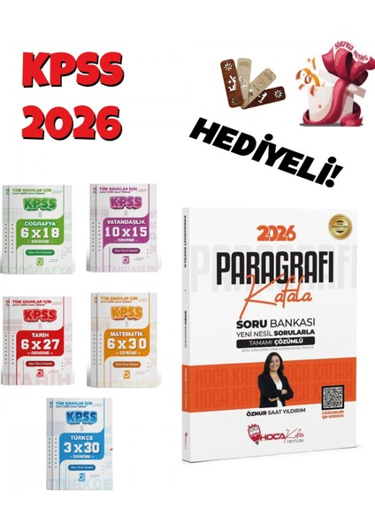 2026 KPSS TYT ALES DGS Paragrafı Kafala Soru Bankası ve Deneme Se