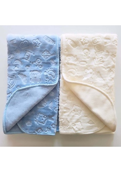 Bebek Kabartmalı Kalın Kışlık Peluş Battaniye 100V120 cm fiyatları