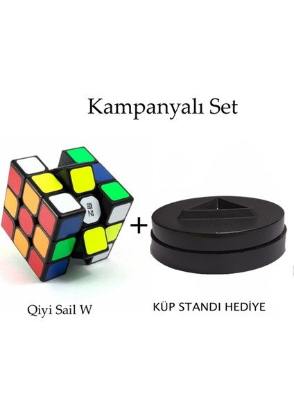 Mrs Tosy Qiyi Sail W 3x3 Zeka Küpü Profesyonel Rubik Küp Sabır Küpü Akıl Küpü Speed cube Hız Küp fiyatları