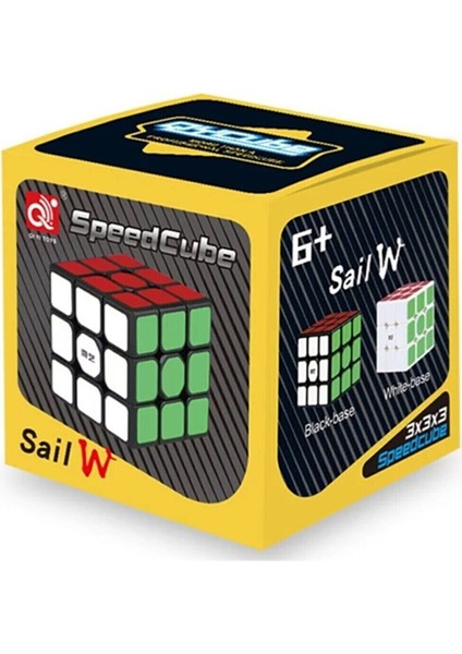 Mrs Tosy Qiyi Sail W 3x3 Zeka Küpü Profesyonel Rubik Küp Sabır Küpü Akıl Küpü Speed cube Hız Küp fırsatları