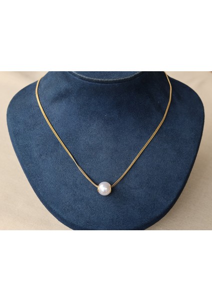 First Jewelry Inci Top Çelik Gold Kolye fırsatları