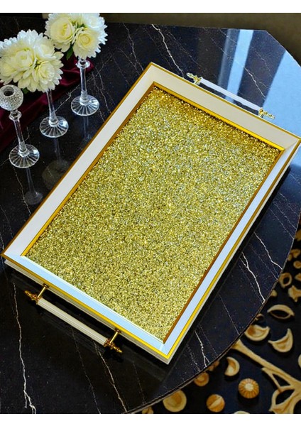 Premium Kalite Orjinal Iç Kabartmalı Cam Modern Çay Kahve Tepsi fiyatları