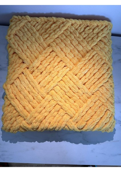 El Örgüsü Puffy Sarı Küp Şeker Modeli Bebek ve Tv Battaniyesi fiyatları